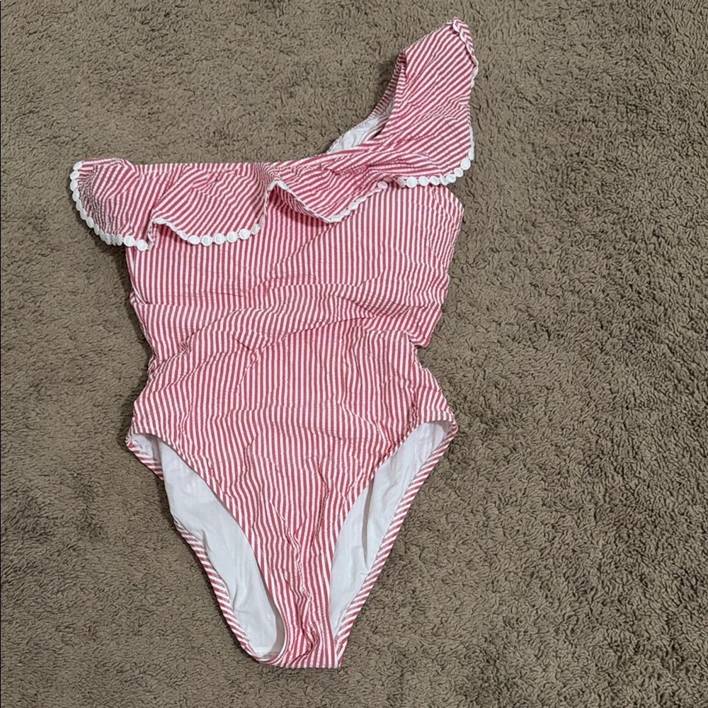 One-ShoulderJ Crew swimsuit